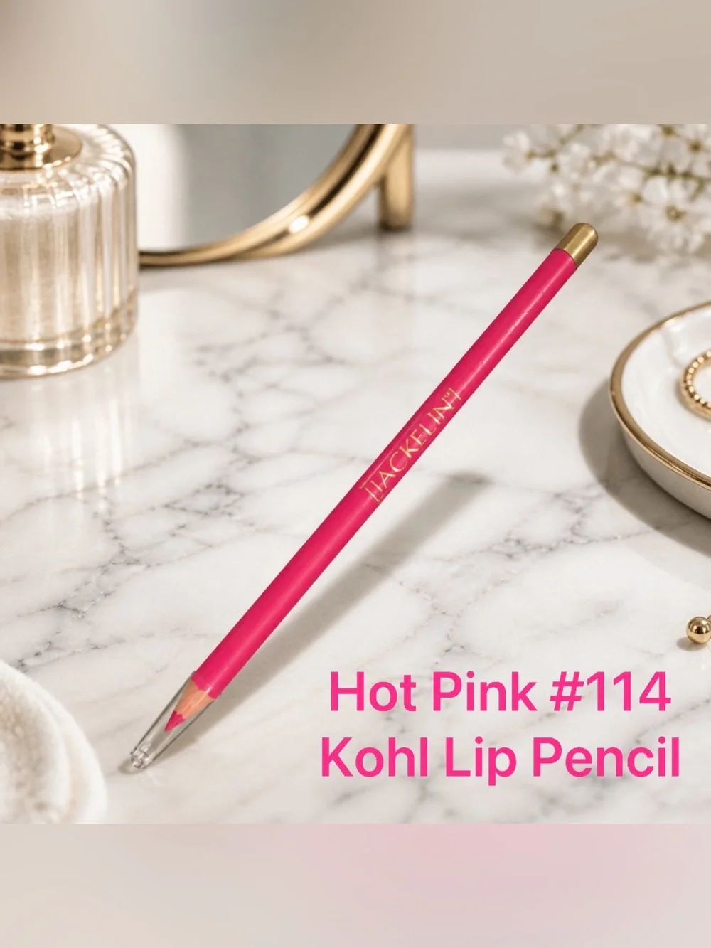 Hot Pink Lip Liner Pencil — Shade #114 for Defined Lips